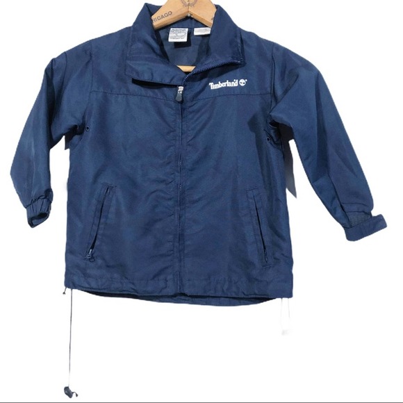 Timberland Toddler Blue Windbreaker Jacket Size 3T - Picture 1 of 9